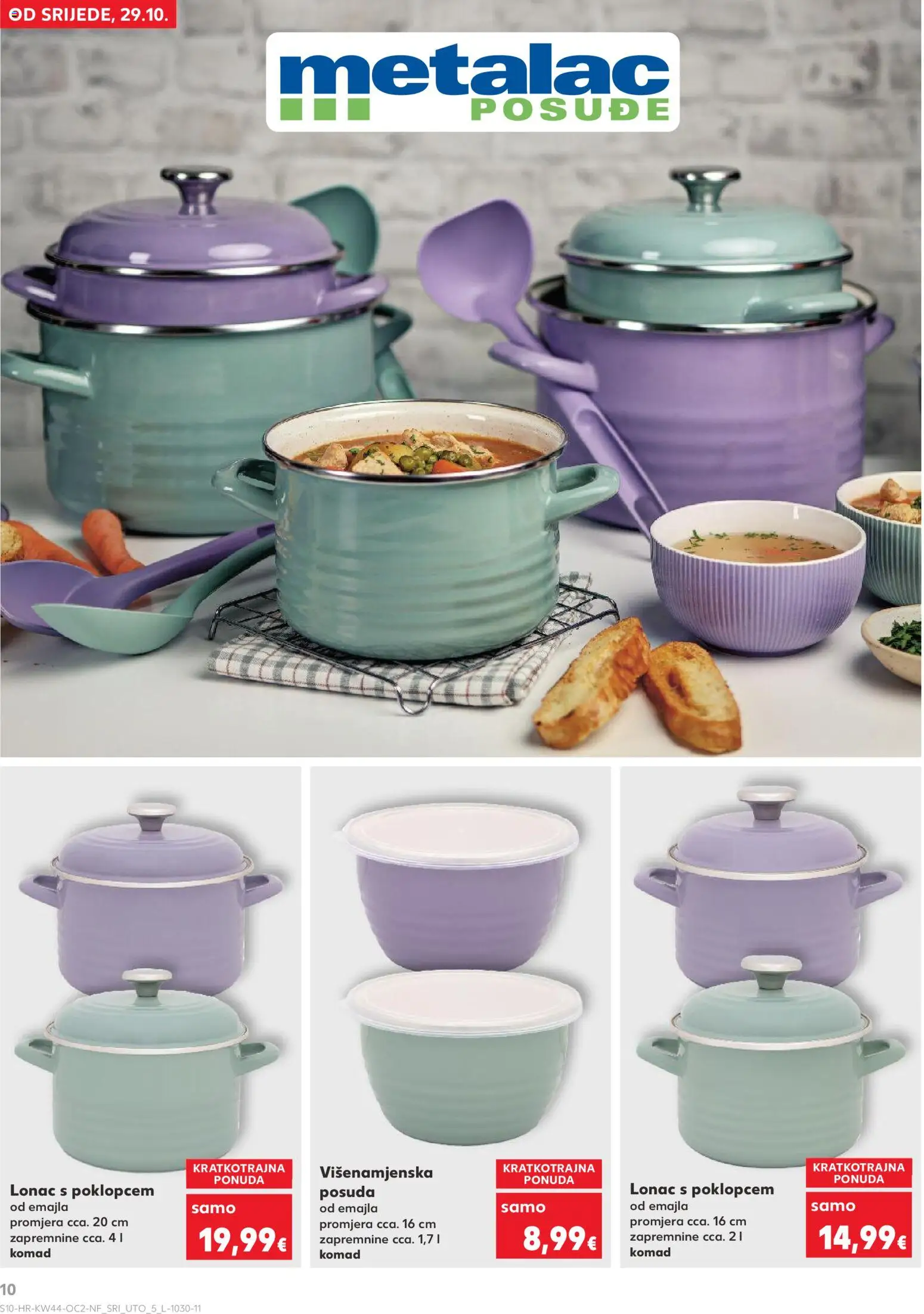 Kaufland katalog | vrijedi od 29.10.2025 | Stranica: 10 | Proizvodi: Lonac
