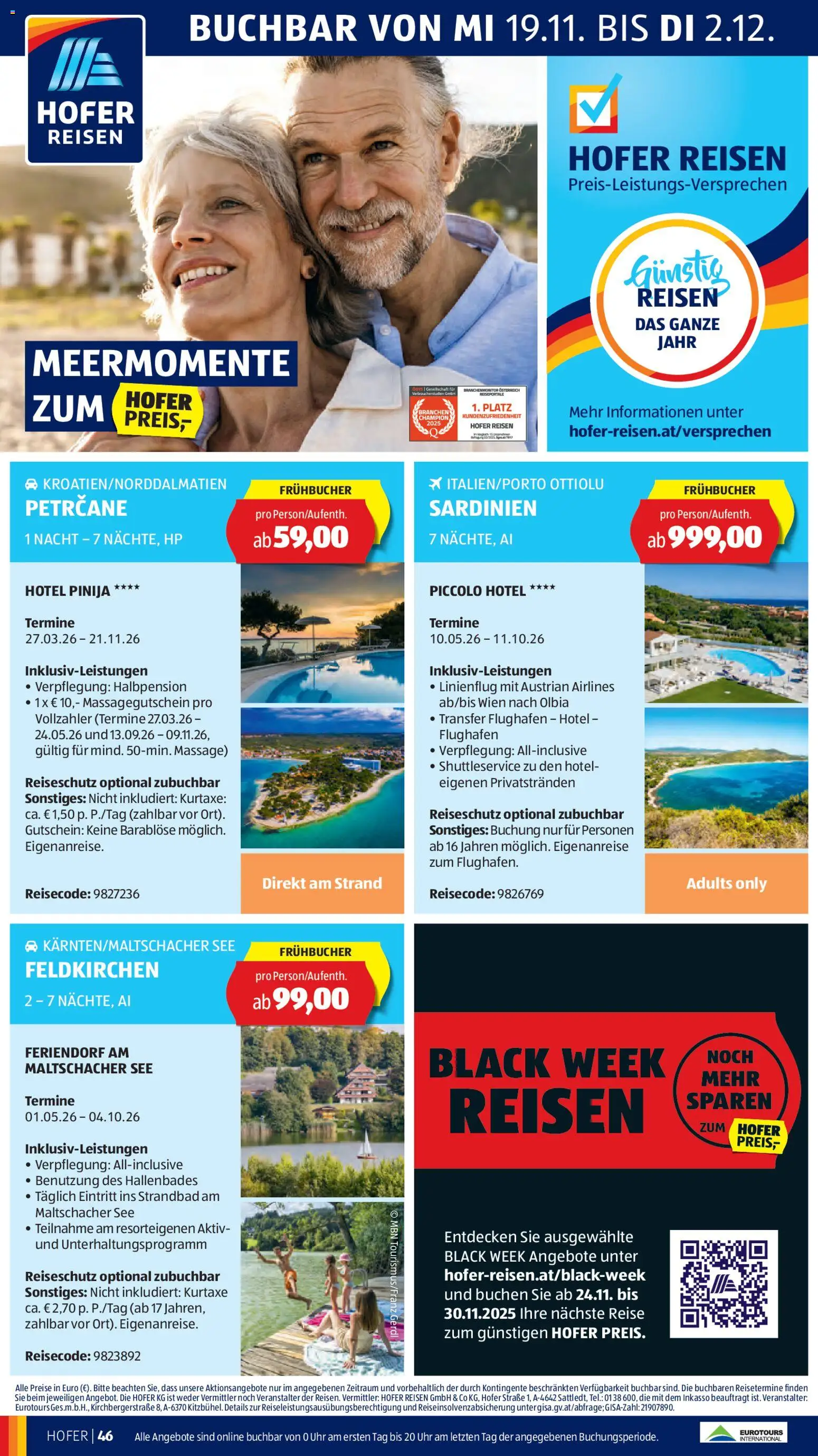 Hofer - Black Friday gültig ab 21.11.2025 | Seite: 60 | Produkte: Uhr