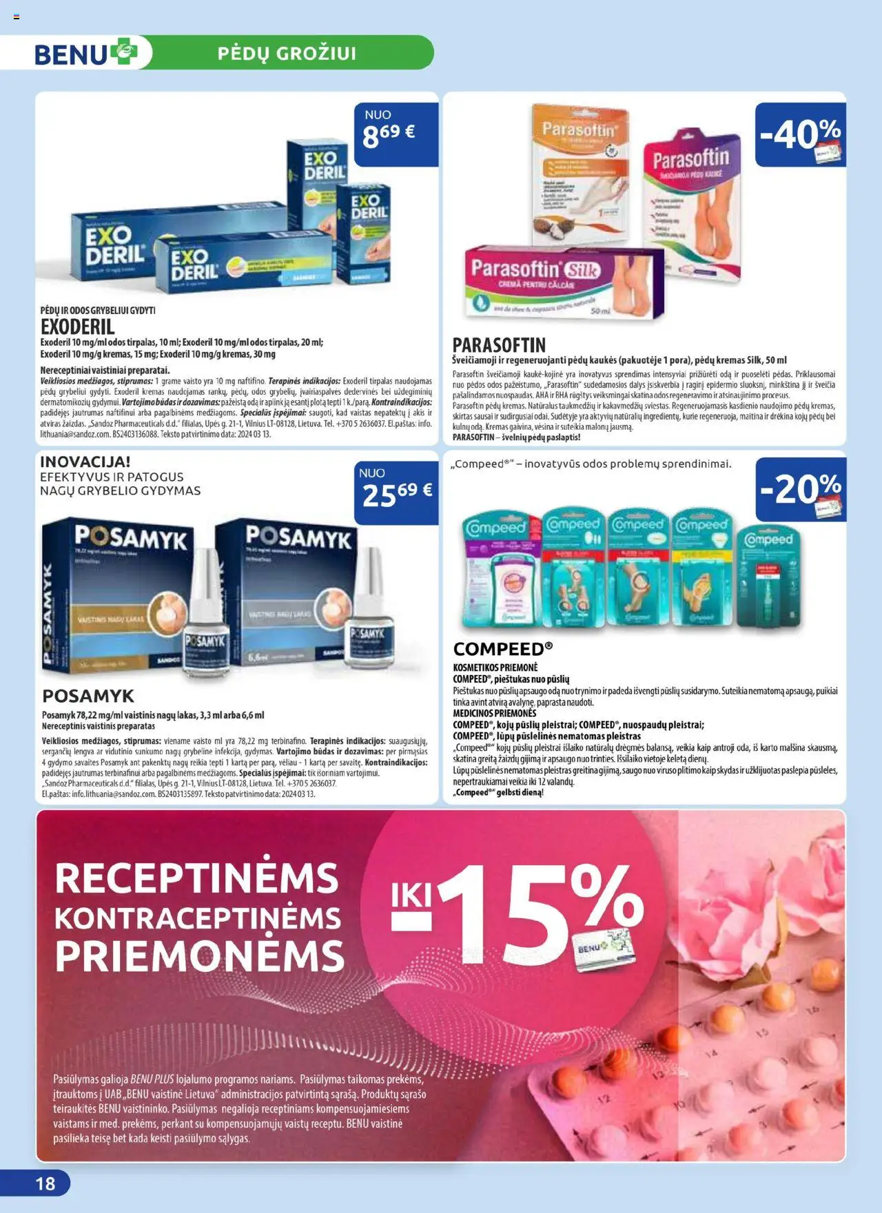 BENU - Leidinys│galioja nuo 01.08.2025 | Puslapis: 18 | Prekių: Kremas