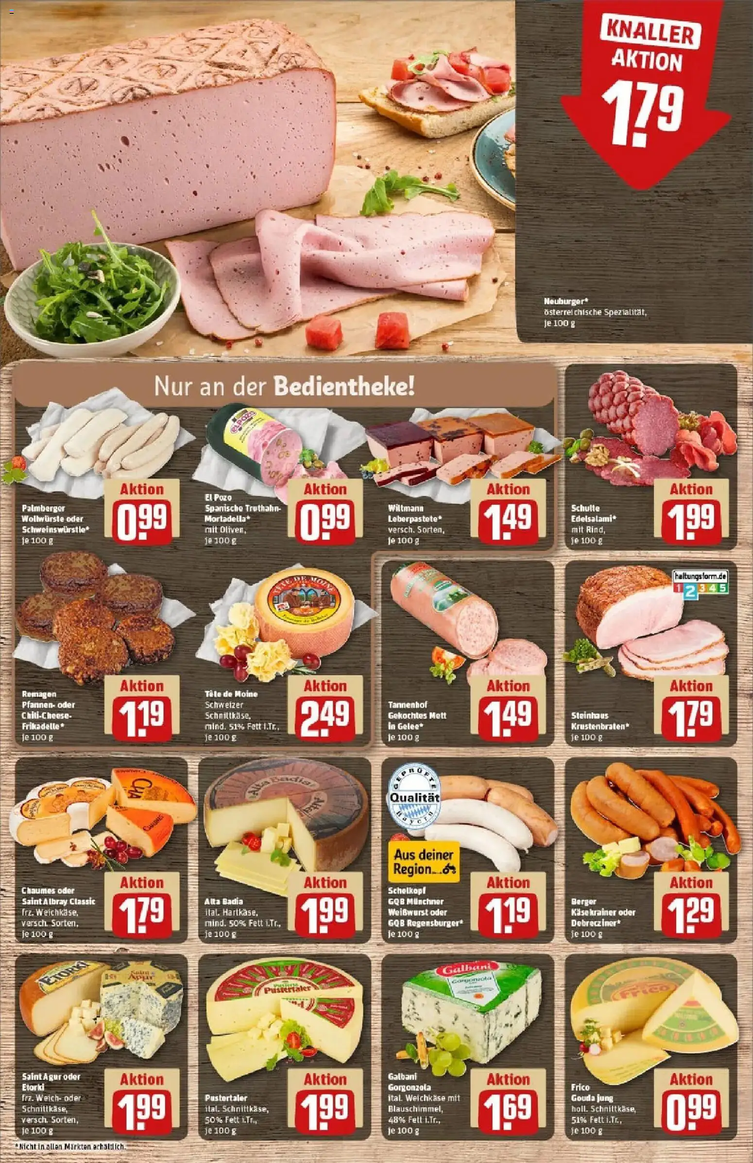 Rewe prospekt Bad Kötzting	 – gültig ab 22.12.2025 | Seite: 9 | Produkte: Käse, Gouda, Käsekrainer, Salami