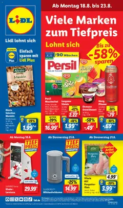 Lidl Prospekt 	 gültig ab dem 18.08.2025