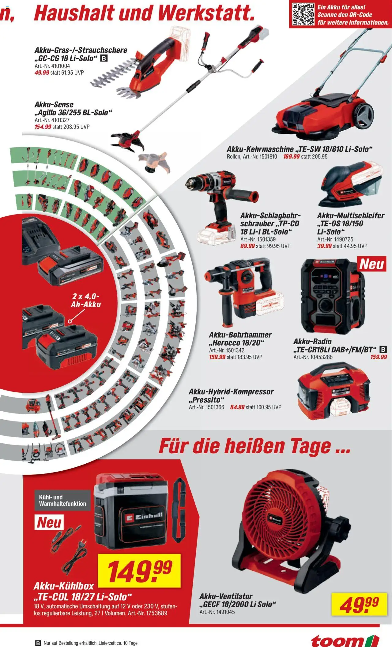 Toom Baumarkt Prospekt - gültig ab dem 16.08.2025 | Seite: 11 | Produkte: Ventilator, Nachtlicht