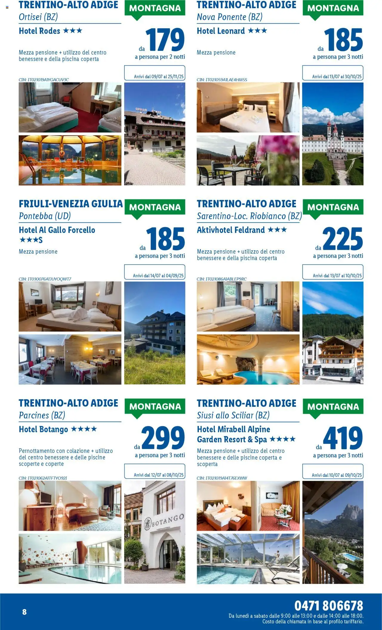 Volantino Lidl del 03.07.2025 | Pagina: 8 | Prodotti: Piscina, Coperta