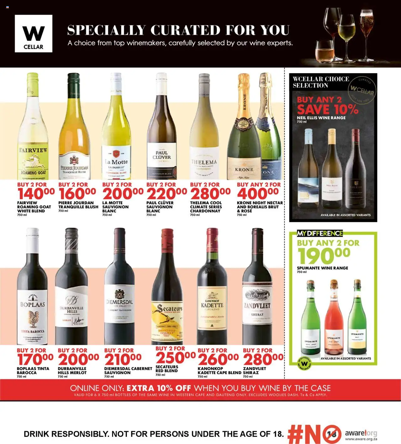 Woolworths Daily Difference - Gauteng │ valid from 04.08.2025 | Page: 6 | Products: Case, Wine, Blush