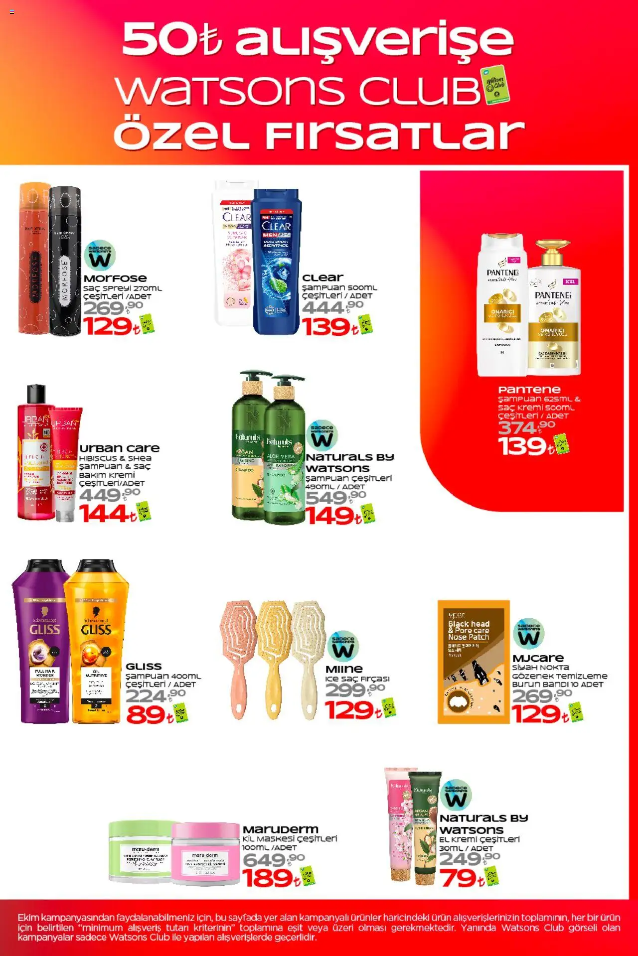 Watsons Katalog - 06.10.2025 tarihinden itibaren geçerlidir | Sayfa: 5 | Ürünler: Şampuan, Saç Kremi, Saç spreyi, El kremi