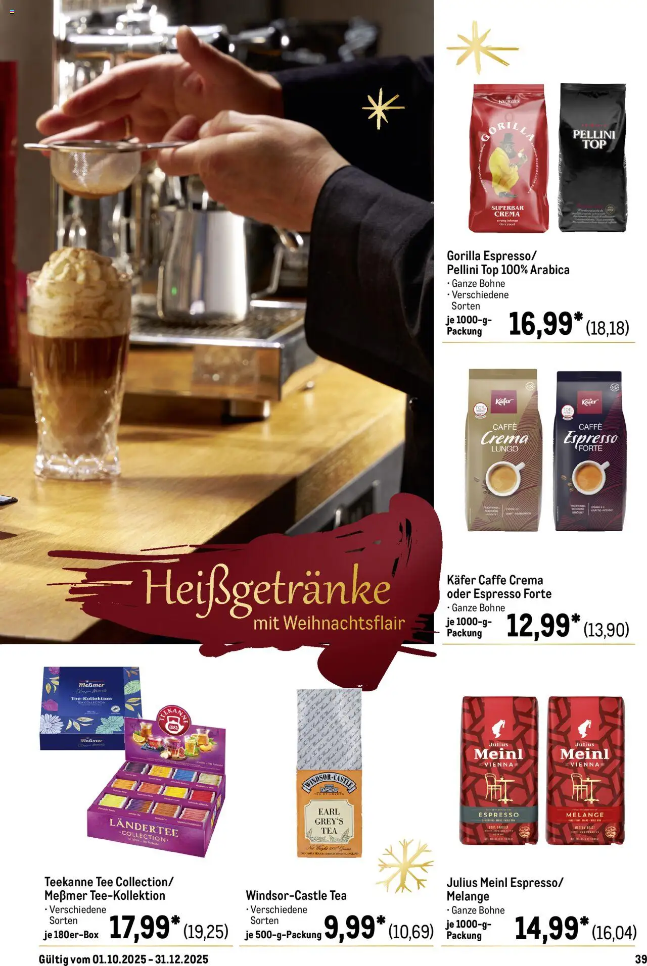 Metro Saisonkatalog "Perfekt ausgestattet" – gültig ab 01.10.2025 | Seite: 43 | Produkte: Top, Messmer, Teekanne, Tee