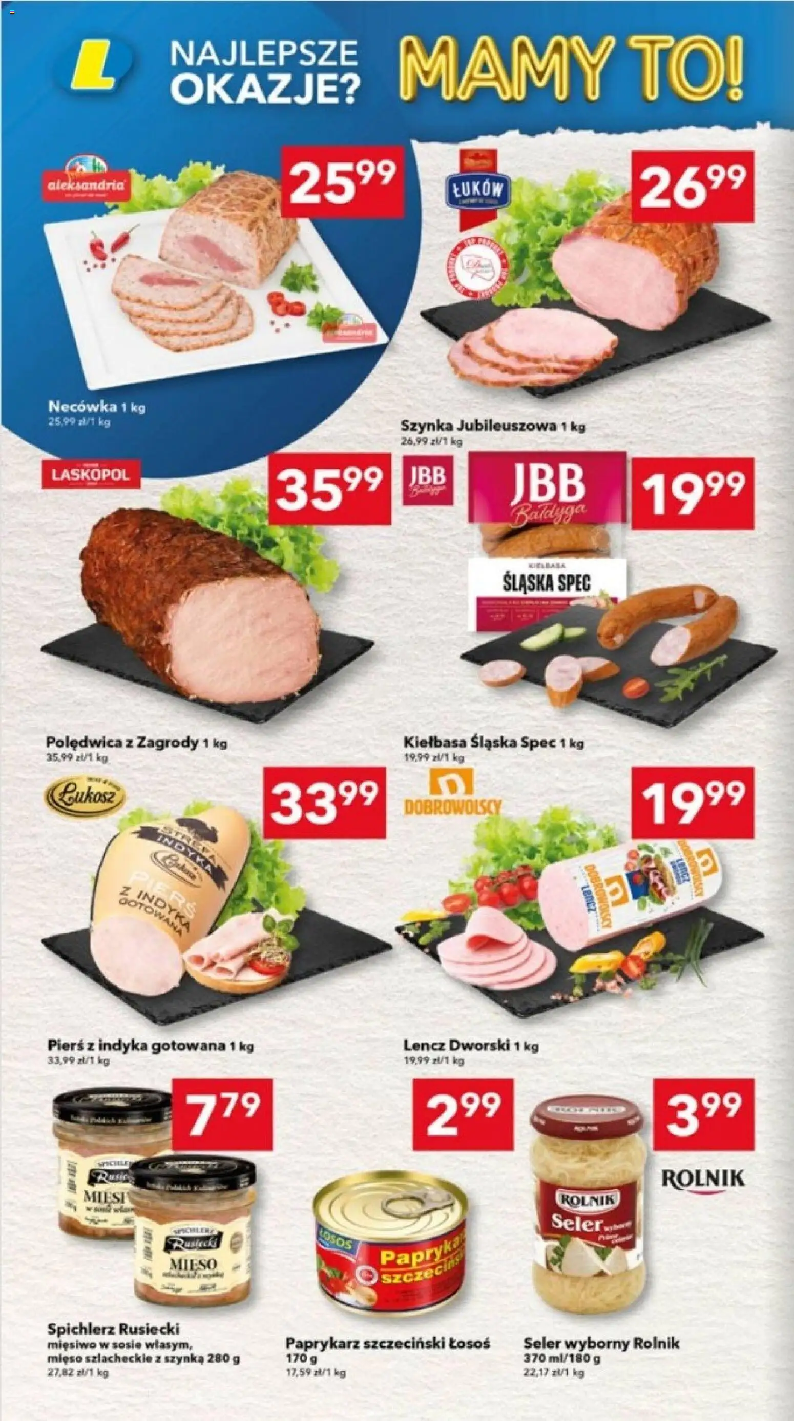 Lewiatan gazetka - Lublin od 19.02.2026 | Strona: 2 | Produkty: Kiełbasa, Paprykarz, Łosoś, Papryka