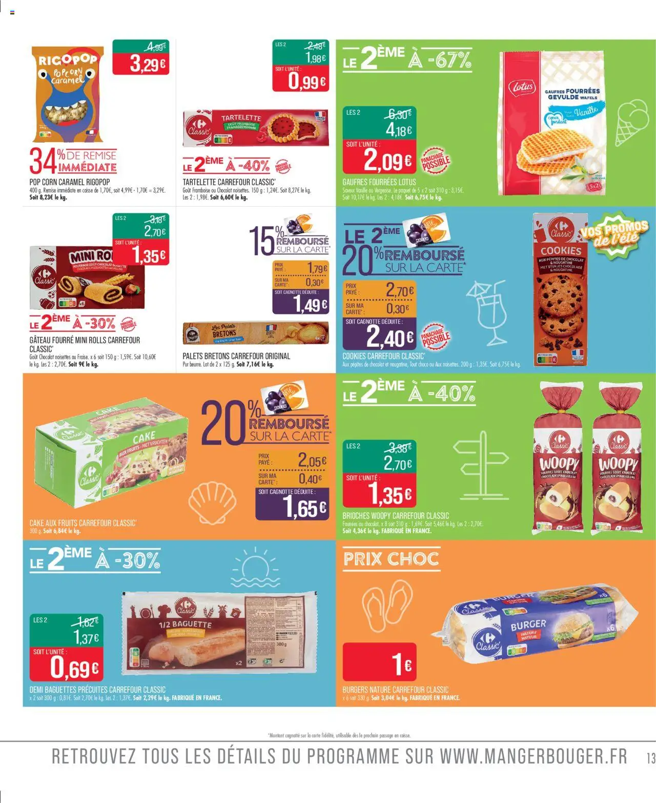  | Page: 13 | Produits: Pépites de chocolat, Noisettes, Cookies, Gaufres