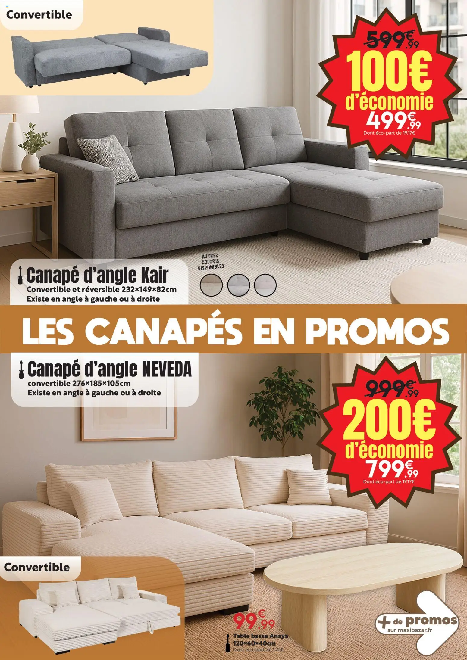 {H1} | Page: 6 | Produits: Canapé, Table basse, Table