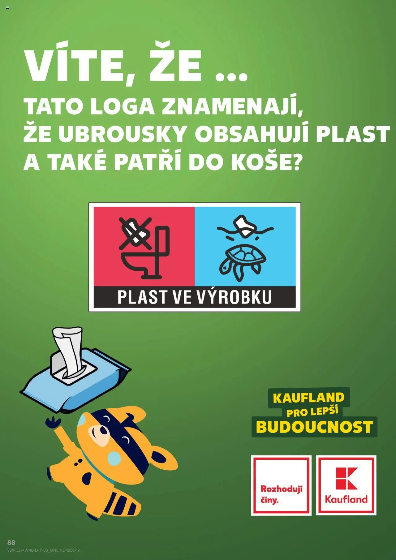 Kaufland leták od 01.10.2025 | Strana: 88 | Produkty: Ubrousky