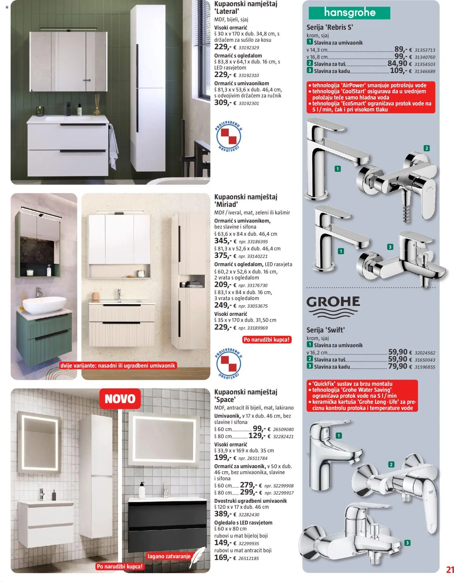 Bauhaus katalog | vrijedi od 01.04.2026 | Stranica: 21