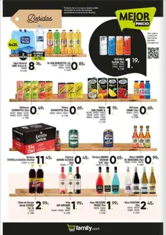 Vista previa Family Cash folleto válido desde el 09.03.2026 | Página: 12 | Productos: Vino, Té, Néctar, Agua mineral