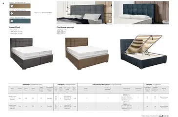 Matis mebl 2025/26 - pregled Matis kataloga - važi od 01.01.2025 | Strana: 61 | Proizvode: Krevet, Dušek, Kutija