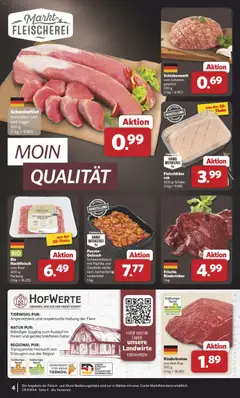 Combi Prospekt 	 ab 27.10.2025 gültig | Seite: 4 | Produkte: Rinderbraten, Wurst, Fleisch, Hackfleisch