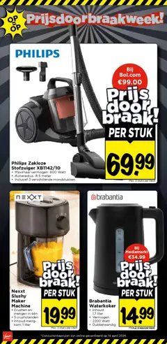 Vomar folder - Voorbeeld van een folder van Vomar, geldig van 26.04.2026 | Pagina: 4 | Producten: Kom, Waterkoker, Stofzuiger