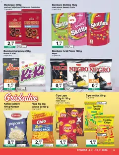 Katalog KTC - Pregled kataloga iz trgovine KTC, vrijedi od 04.02.2026 | Stranica: 19 | Proizvodi: Flips, Bomboni, Čips, Kokice
