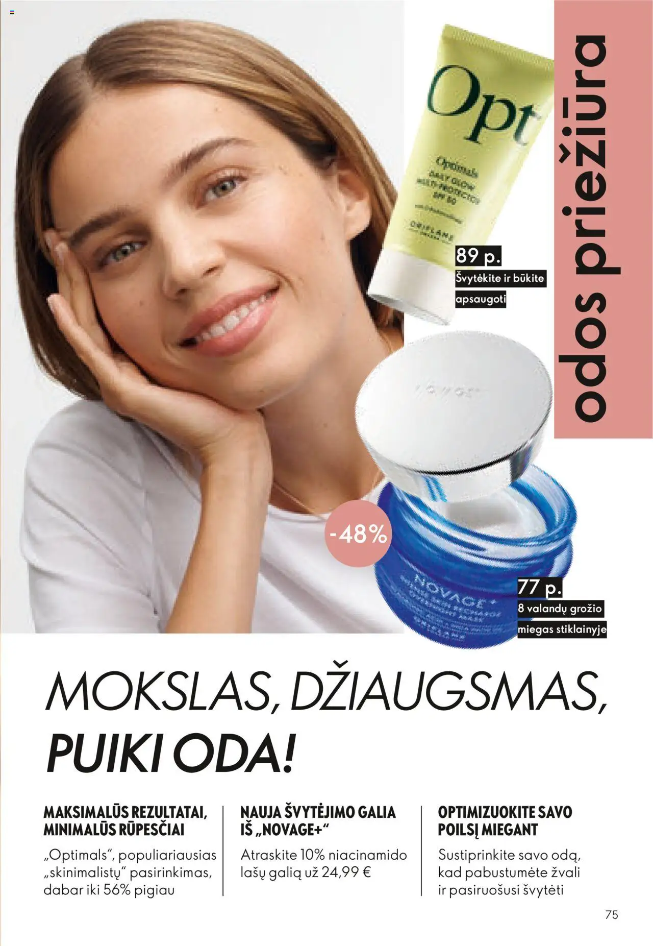 Oriflame akcijos nuo 29.10.2025 | Puslapis: 75 | Prekių: Kremas, Kūno kremas, Muilas, Prausiklis