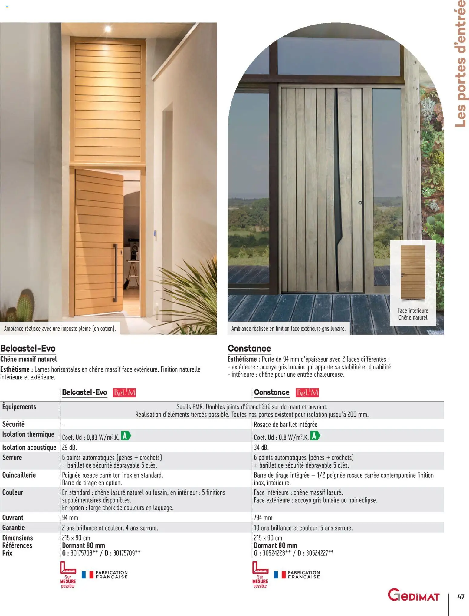 {H1} | Page: 47 | Produits: Porte, Portes