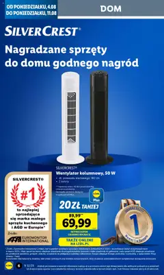 Lidl Katalog od 04.08.2025 | Strona: 6 | Produkty: Wentylator