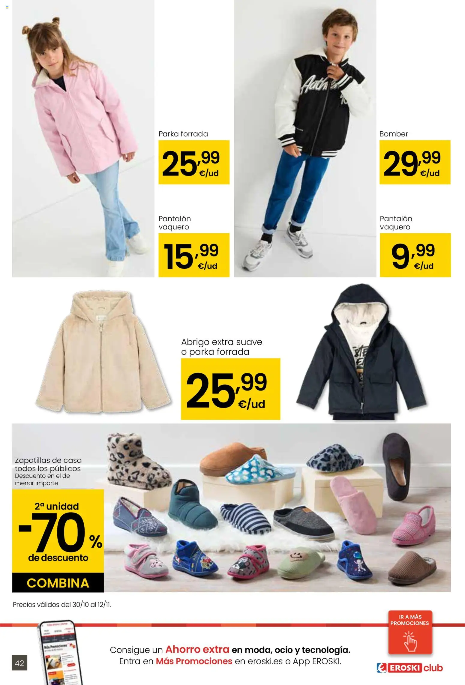 Eroski - 3x2  │ válido desde el 30.10.2025 | Página: 42 | Productos: Zapatillas