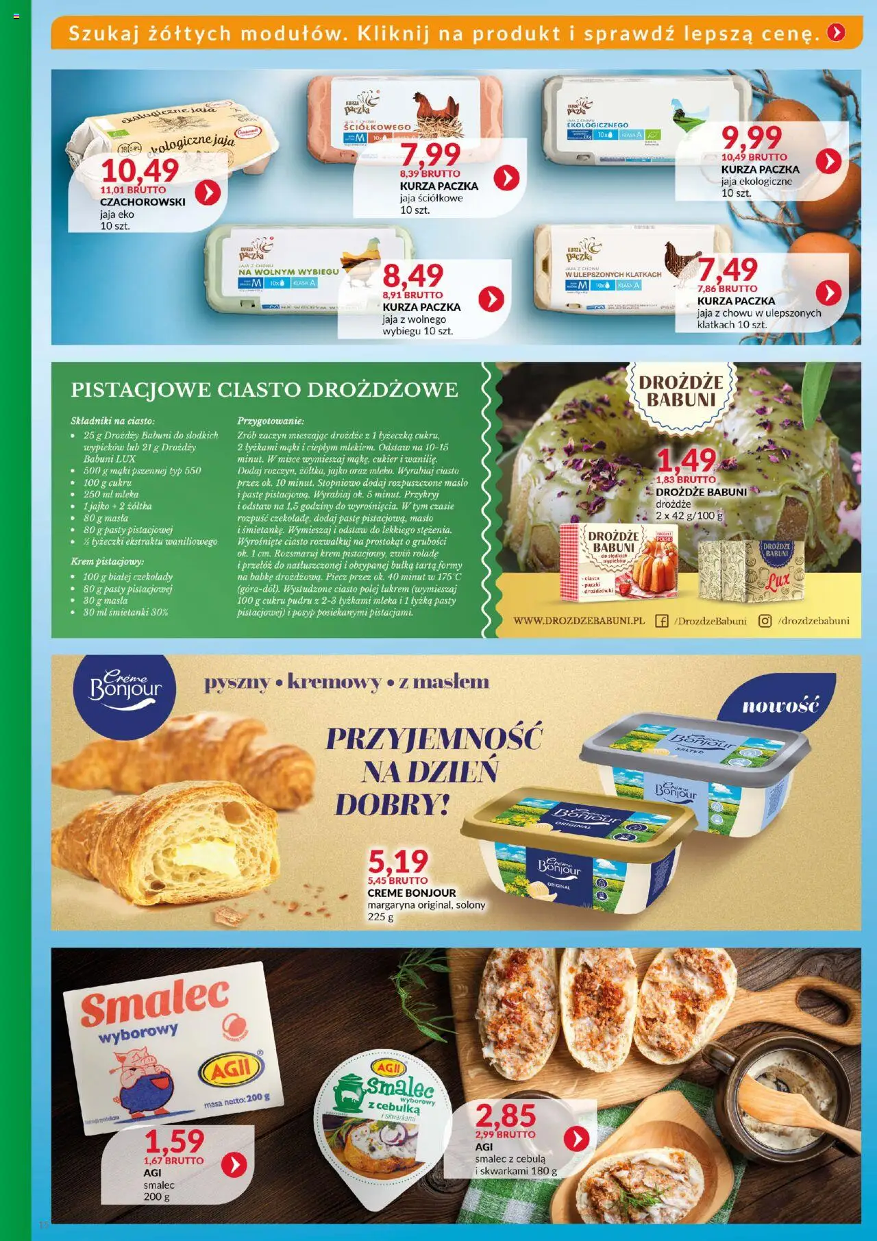 Eurocash Gazetka - Katalog Artykułów Spożywczych od 27.07.2025 | Strona: 15 | Produkty: Czekolady, Ciasto drożdżowe, Margaryna, Cukier