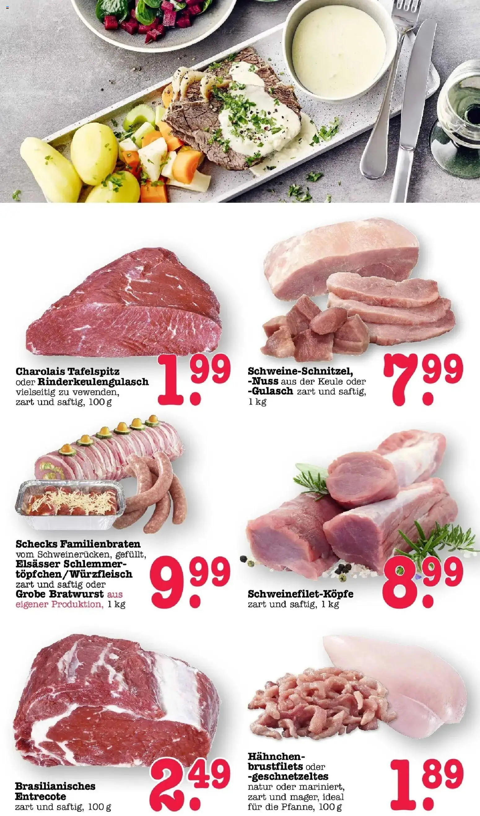 Edeka prospekt Bühlertal	 – gültig ab 01.03.2026 | Seite: 4 | Produkte: Tafelspitz, Entrecote, Schnitzel, Gulasch