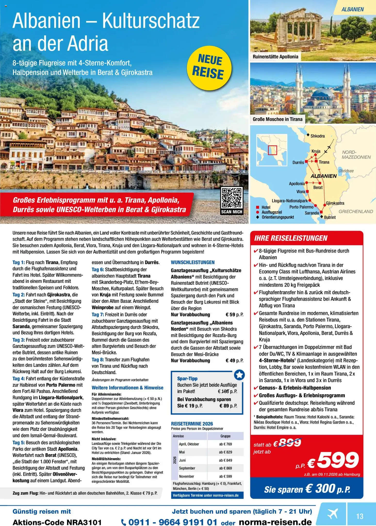 Norma Resien – gültig ab 01.01.2026 | Seite: 13 | Produkte: Klimaanlage, Bad, Uhr, TV