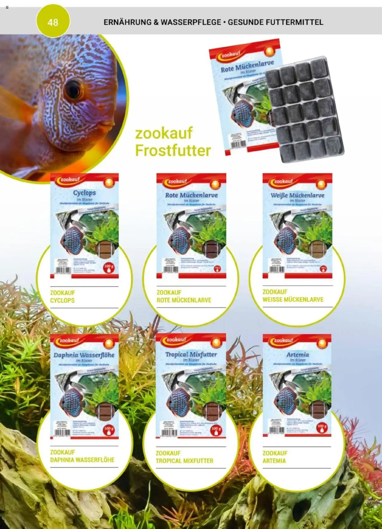 zookauf Themenkatalog Aquaristik – gültig ab 01.10.2025 | Seite: 48