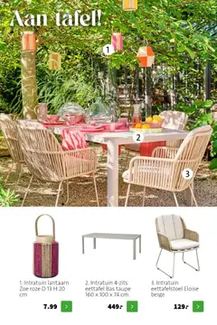Intratuin folder - Voorbeeld van een folder van Intratuin, geldig van 20.04.2026 | Pagina: 12 | Producten: Lantaarn, Tafel