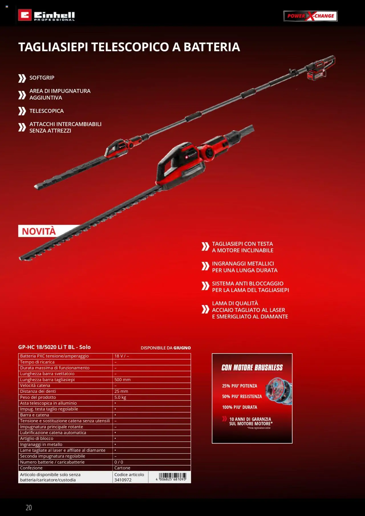 Volantino Einhell del 01.02.2025 | Pagina: 20 | Prodotti: Alluminio, Batteria, Batterie, Caricabatterie