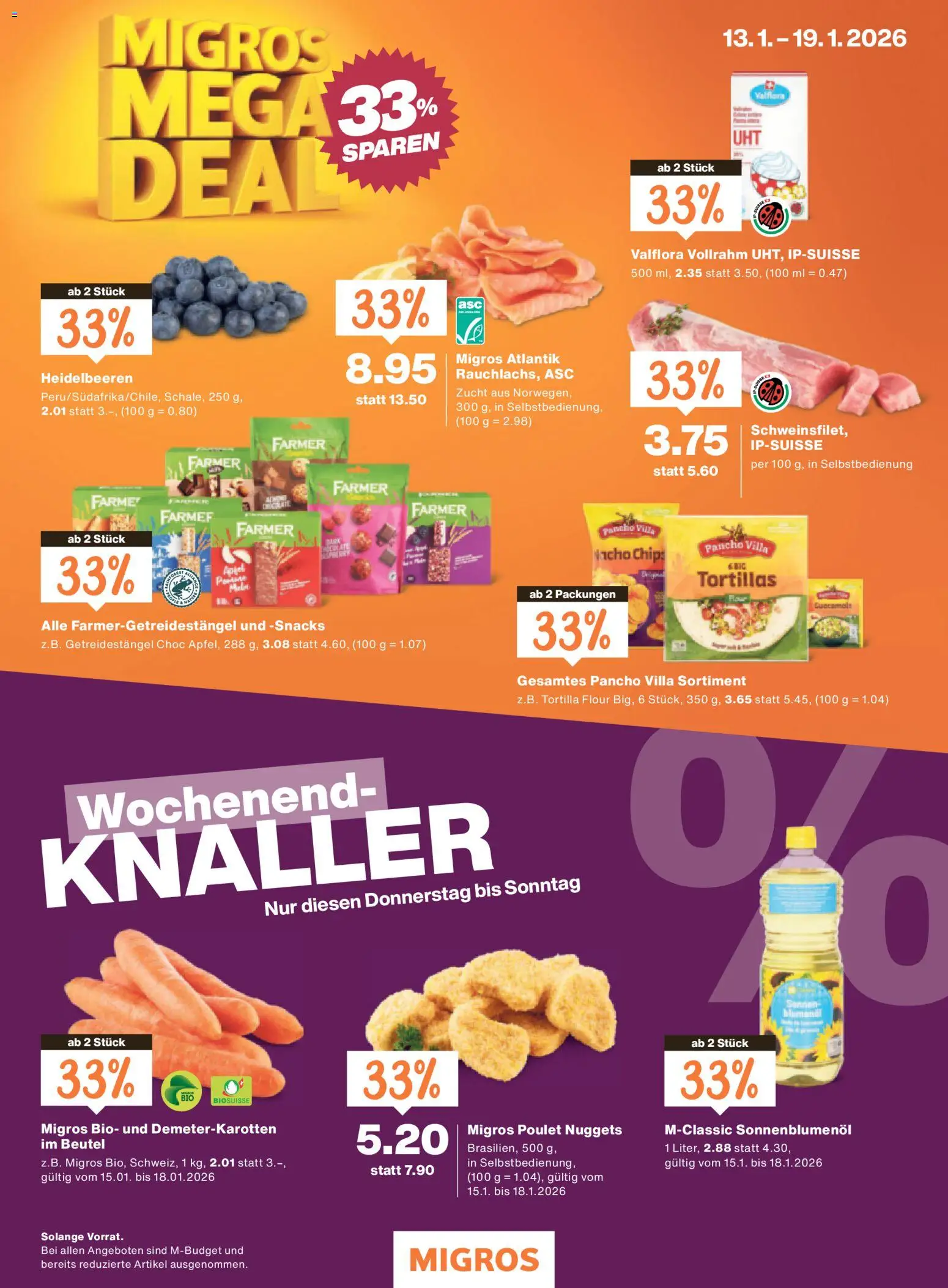Migros Magazin – gültig ab 12.01.2026 | Seite: 56 | Produkte: Chips