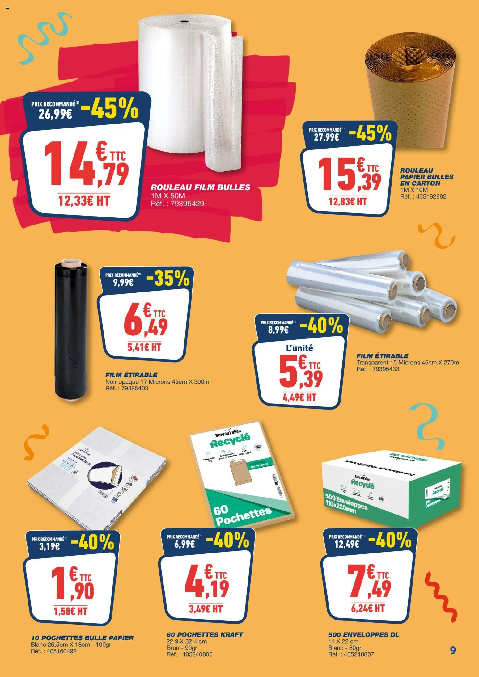 {H1} | Page: 9 | Produits: Bureau, Rouleau