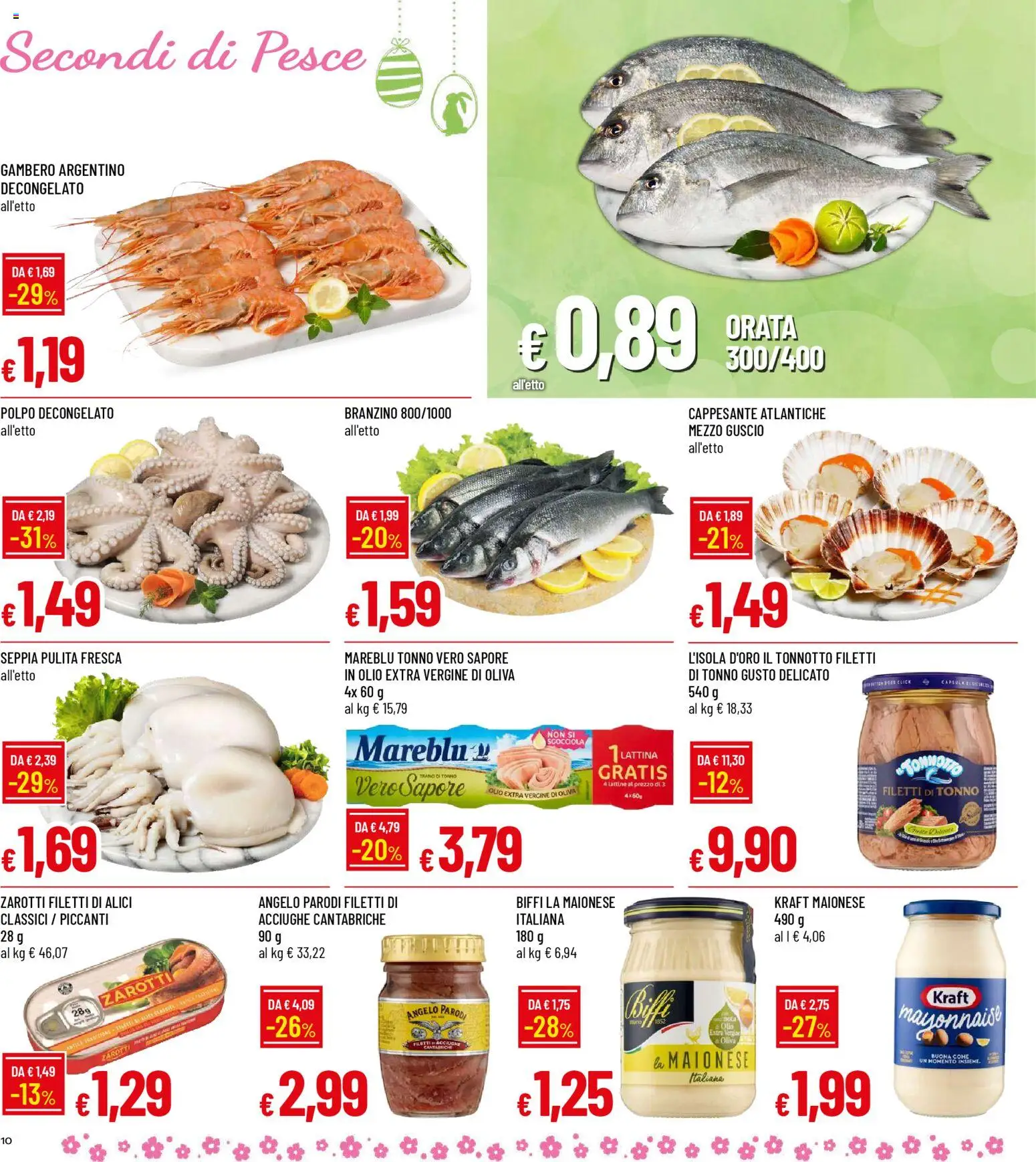 Volantino Galassia del 26.03.2026 | Pagina: 10 | Prodotti: Maionese, Olio, Tonno, Alici