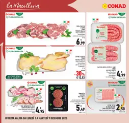 Anteprima del volantino SALSICCIA GROSSA, SOTTILE DI SUINO CONAD, PERCORSO QUALITA Filiera Controllata Carne italiana senza glutine un esempio: grossa 480 g valido a partire dal 01.12.2025 | Pagina: 12