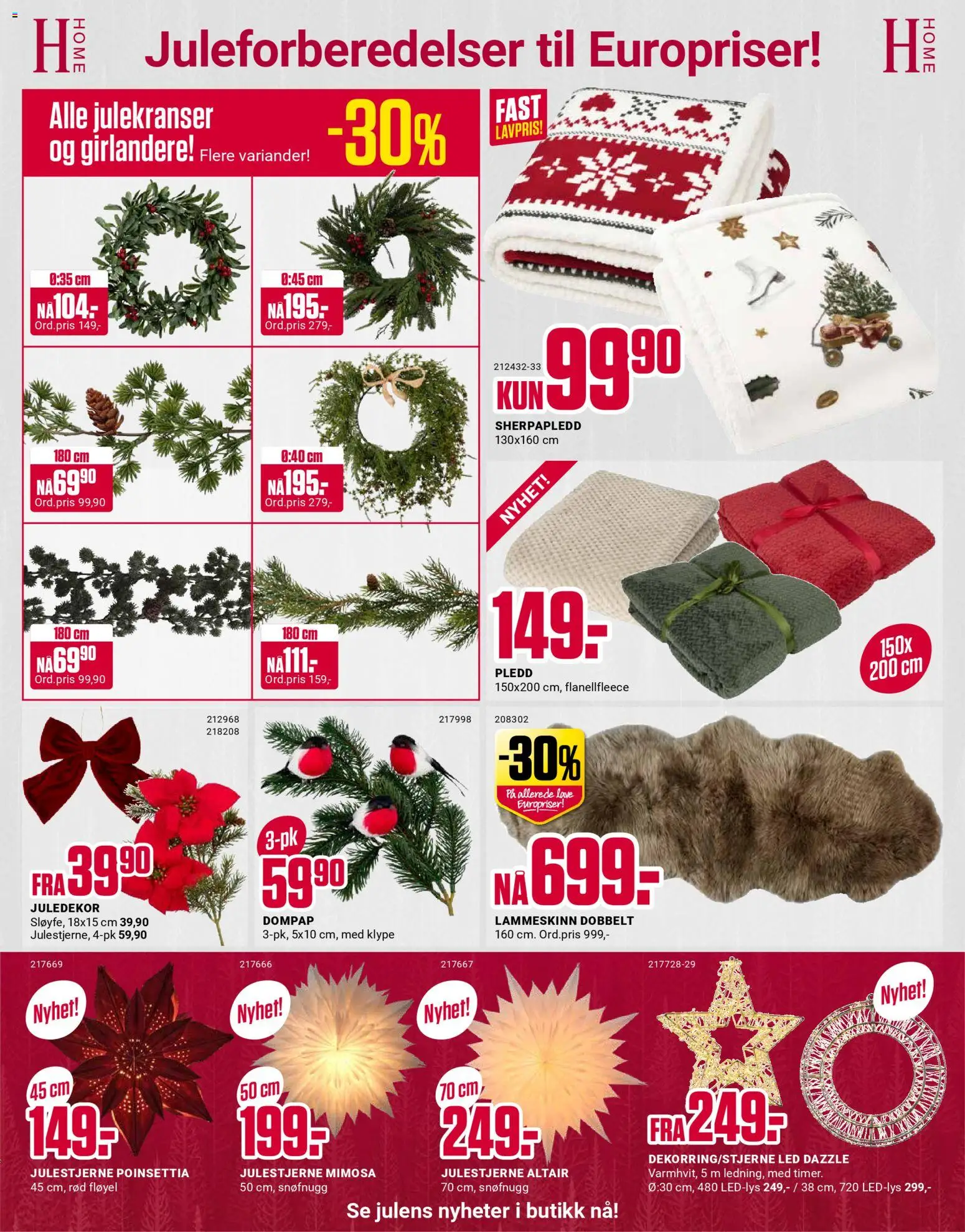 {H1} | Side: 9 | Produkter: Pledd