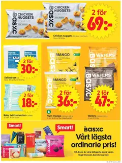 ICA Supermarket - Munka-Ljungby - Förhandsvisning av reklamblad från butik ICA Supermarket aktuell från 13.04.2026 | Sida: 10 | Produkter: Kaffe, Spaghetti, Mango, Servetter