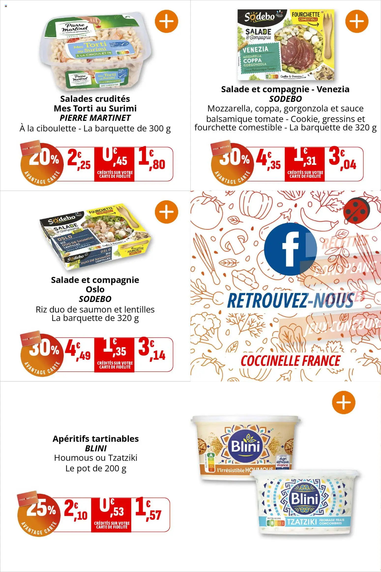 {H1} | Page: 7 | Produits: Salade, Mozzarella, Riz, Fromage frais