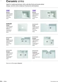 Preview of B&Q - Kitchens valid from 16.12.2025 | Page: 190 | Products: 1.5 bowl, Bowl