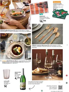 Vista previa Catálogo IKEA Fika válido desde el 07.10.2025 | Página: 17 | Productos: Vino, Βρεφικό κρεβάτι, Filete, Cubertería