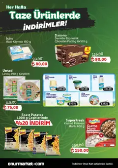 16.10.2025 tarihinden itibaren geçerli olan Onur Market kataloğu önizlemesi | Sayfa: 3