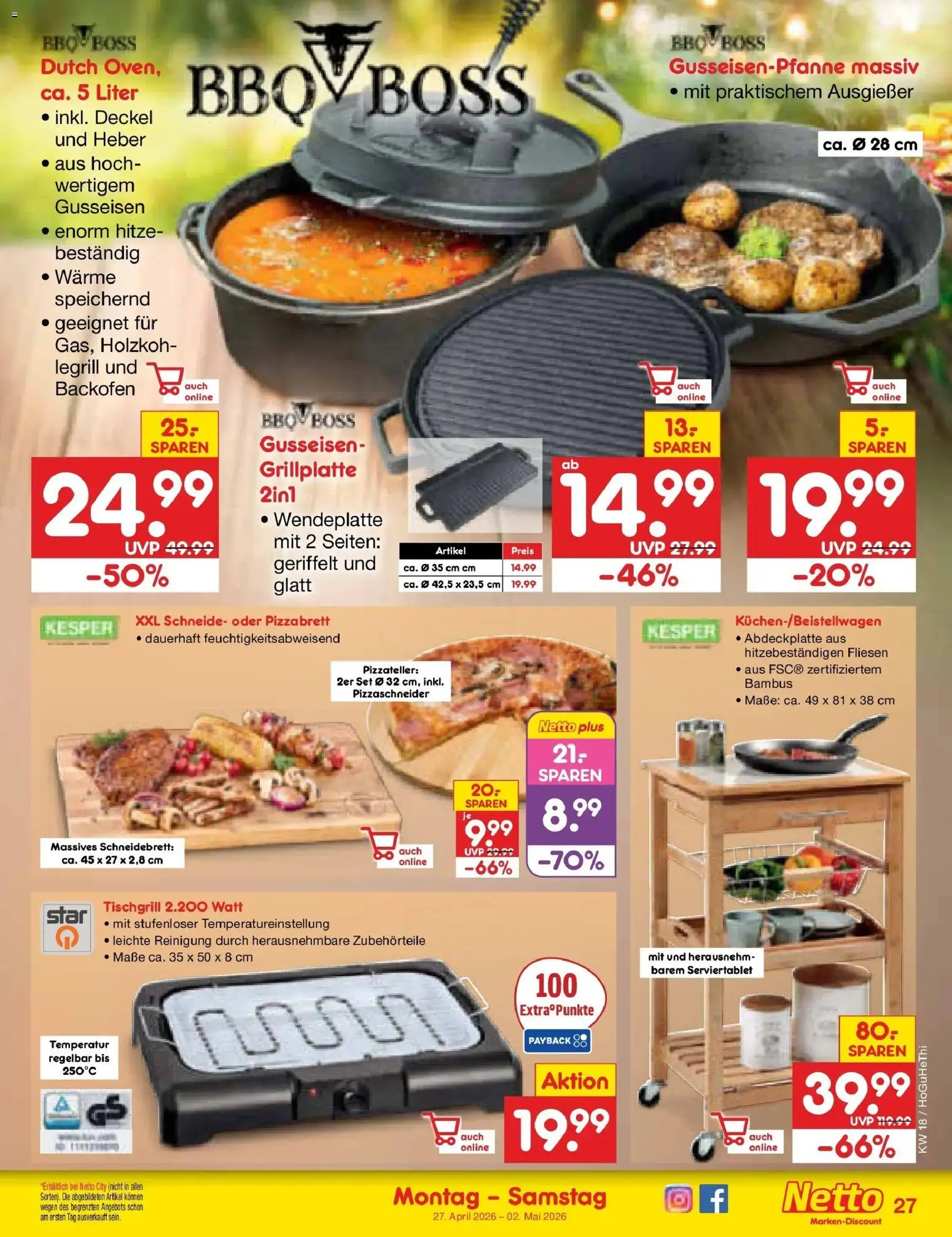 Netto Marken-Discount Prospekt Hannover	 – gültig ab 27.04.2026 | Seite: 37 | Produkte: Backofen