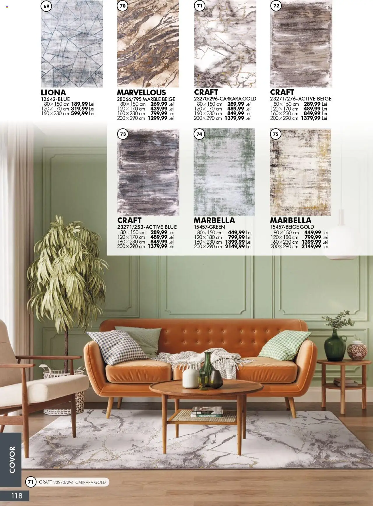 Noul catalog Diego – valabil de la 01.10.2025 | Pagină: 118 | Produse: Covor