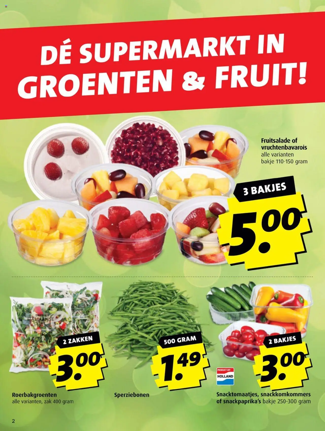  | Pagina: 2 | Producten: Zak, Fruit, Groenten