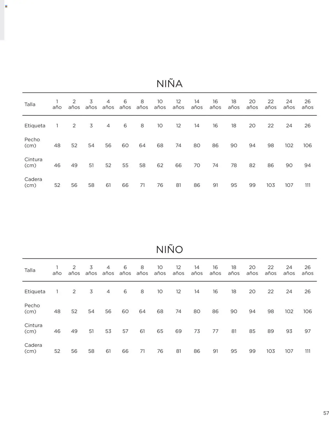 El Corte Inglés Uniformes │ válido desde el 22.04.2025 | Página: 57