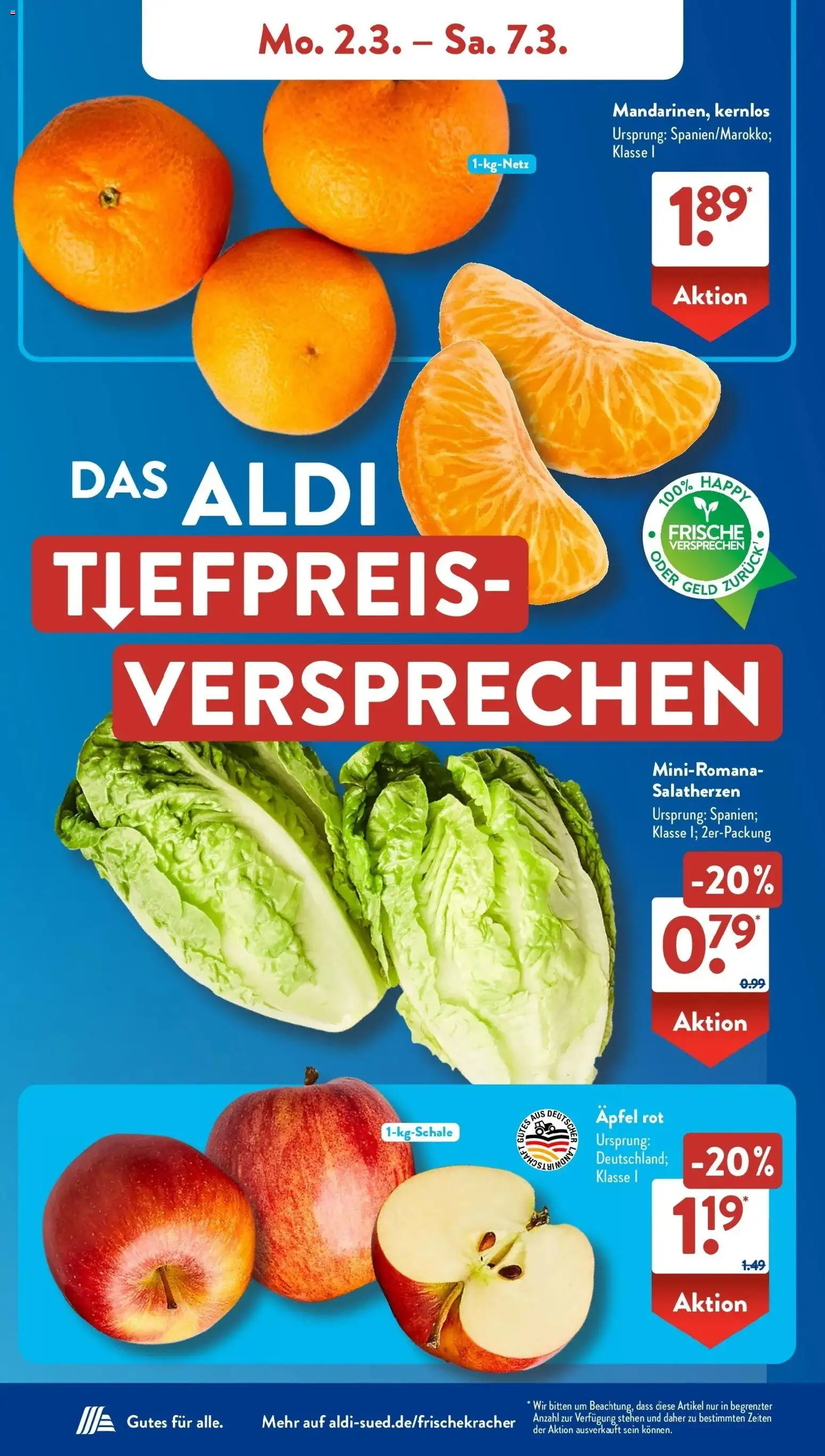 Aldi Süd Wochenangebote – gültig ab 02.03.2026 | Seite: 4 | Produkte: Äpfel
