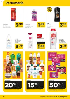 Alimerka folleto Asturias │ válido desde el 14.08.2025 | Página: 40 | Productos: Gel de ducha, Gel de baño, Baño, Ducha