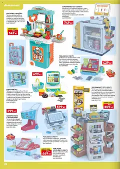Náhled letáku Wiky katalog - Vánoce 2025 od 14.10.2025 | Strana: 20 | Produkty: Kufřík, Hodiny, Hra, Dětská pokladna