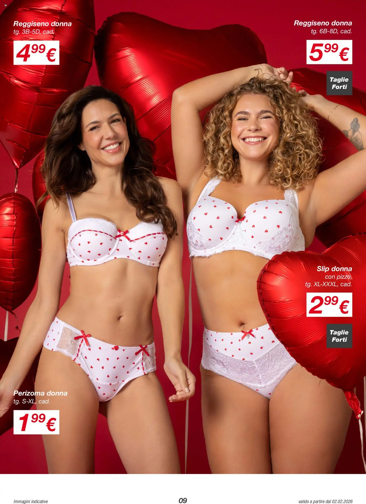 Volantino KiK del 02.02.2026 | Pagina: 9 | Prodotti: Reggiseno, Slip