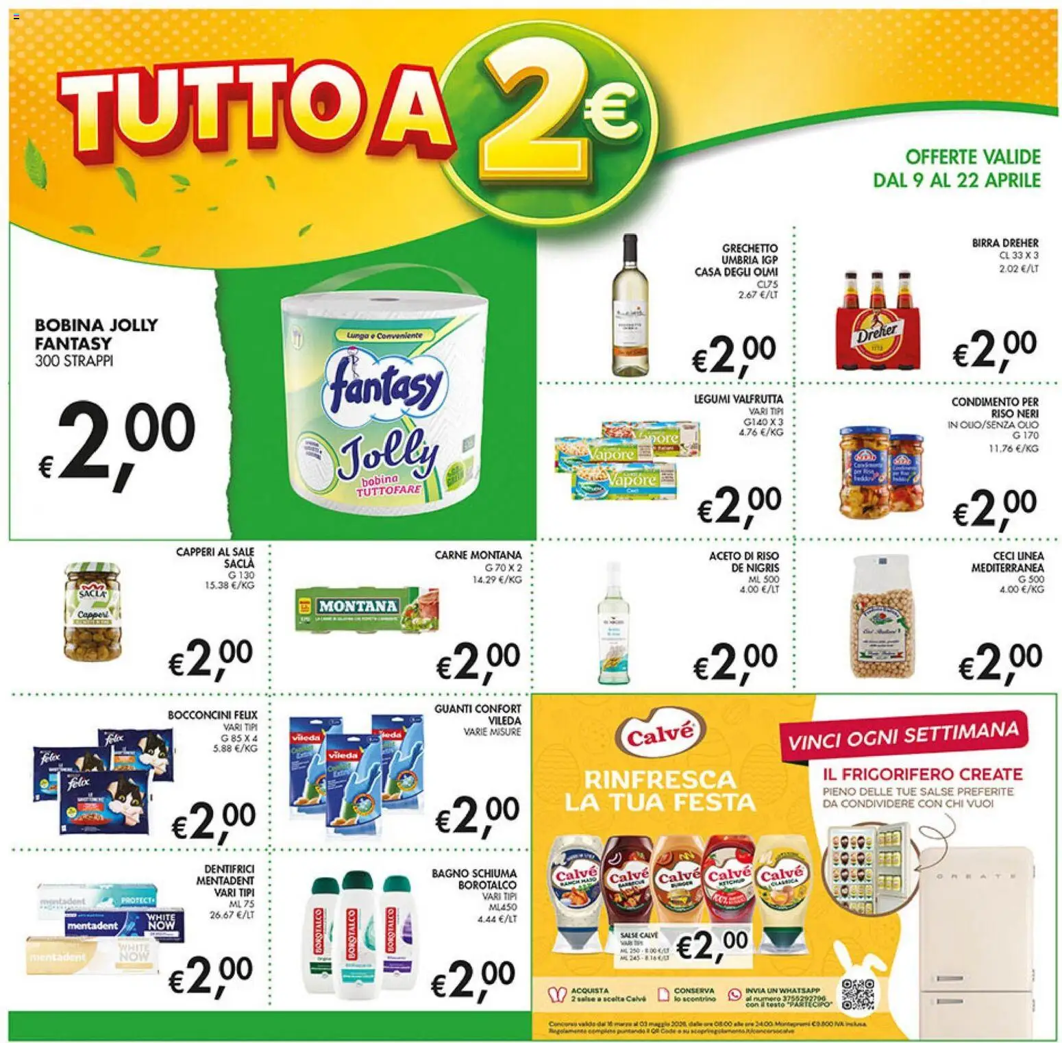 Volantino Coal del 09.04.2026 | Pagina: 7 | Prodotti: Sale, Olio, Aceto, Bagno