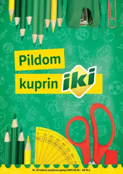 IKI leidinių peržiūra, galiojančių nuo 04.08.2025